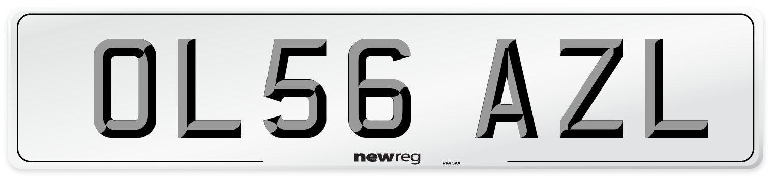 OL56 AZL Number Plate from New Reg